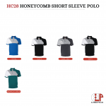 HC28 Honeycomb Short Sleeve Polo